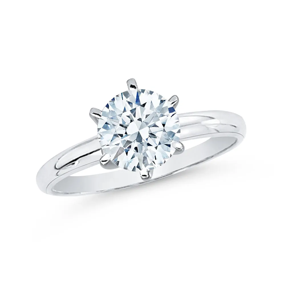 1.04 ct. I - SI1 Round Brilliant Cut Diamond Solitaire Engagement Ring in 14k Gold