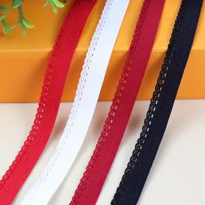 10mm Stretch Lace Trim for DIY Sewing Crafts and Garments