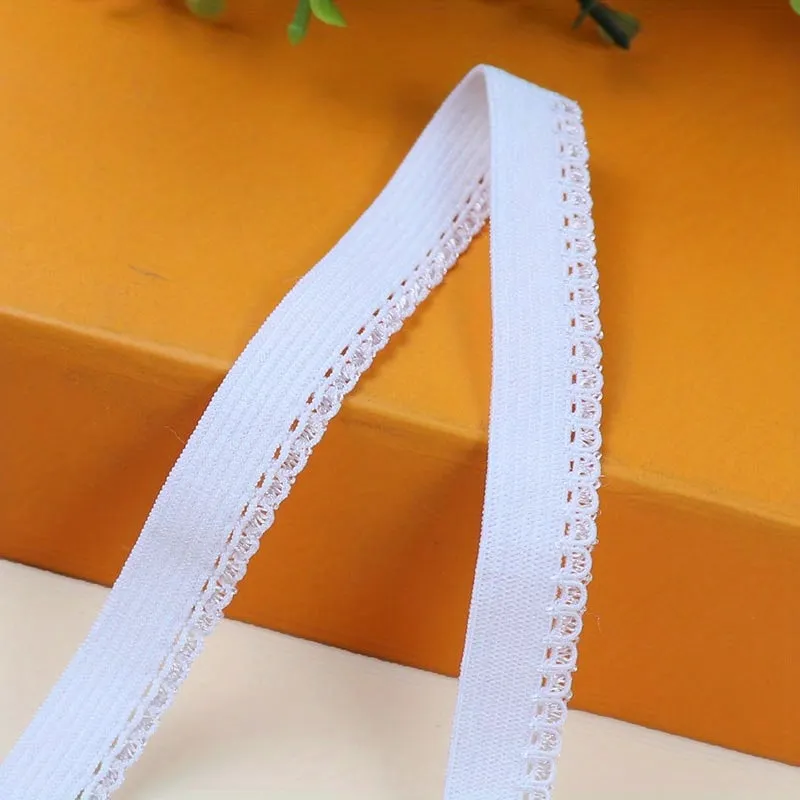 10mm Stretch Lace Trim for DIY Sewing Crafts and Garments