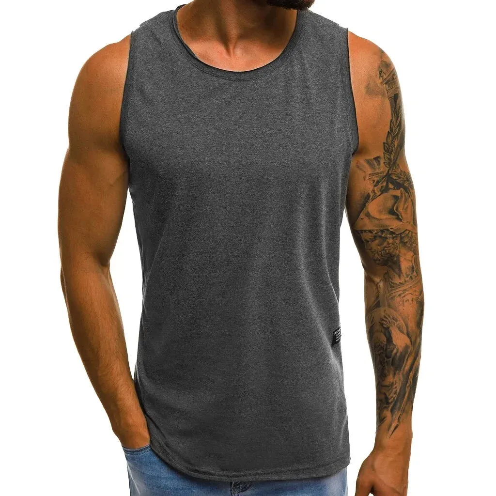 2024 Men's Summer Casual Slim Sleeveless Shirt by YOUYEDIAN