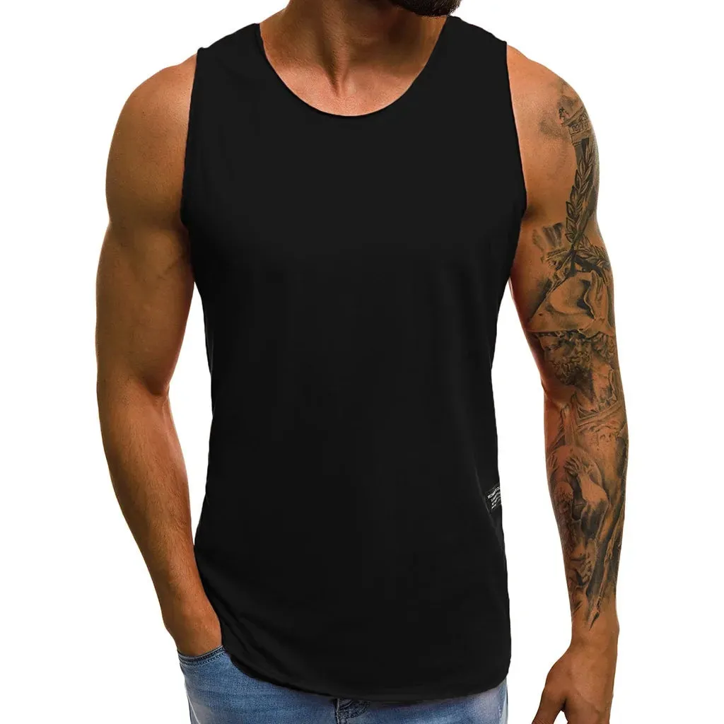 2024 Men's Summer Casual Slim Sleeveless Shirt by YOUYEDIAN