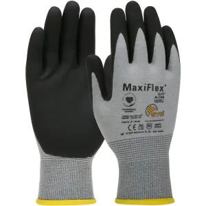 ATG 34-774B/XXL Anti-Static Seamless Knit Nylon Glove with Nitrile Coated MicroFoam Grip on Palm & Fingers - Touchscreen