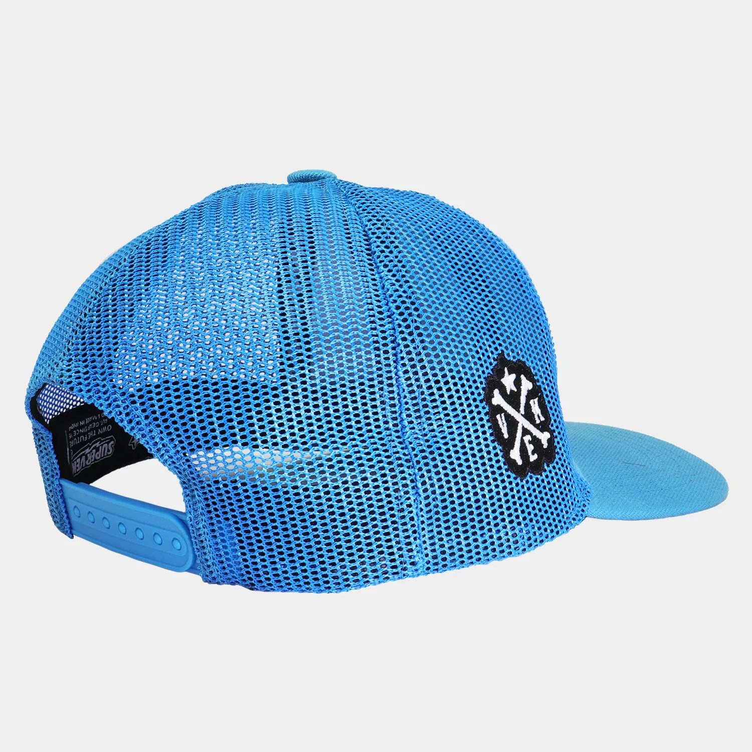 Azure Curved Trucker