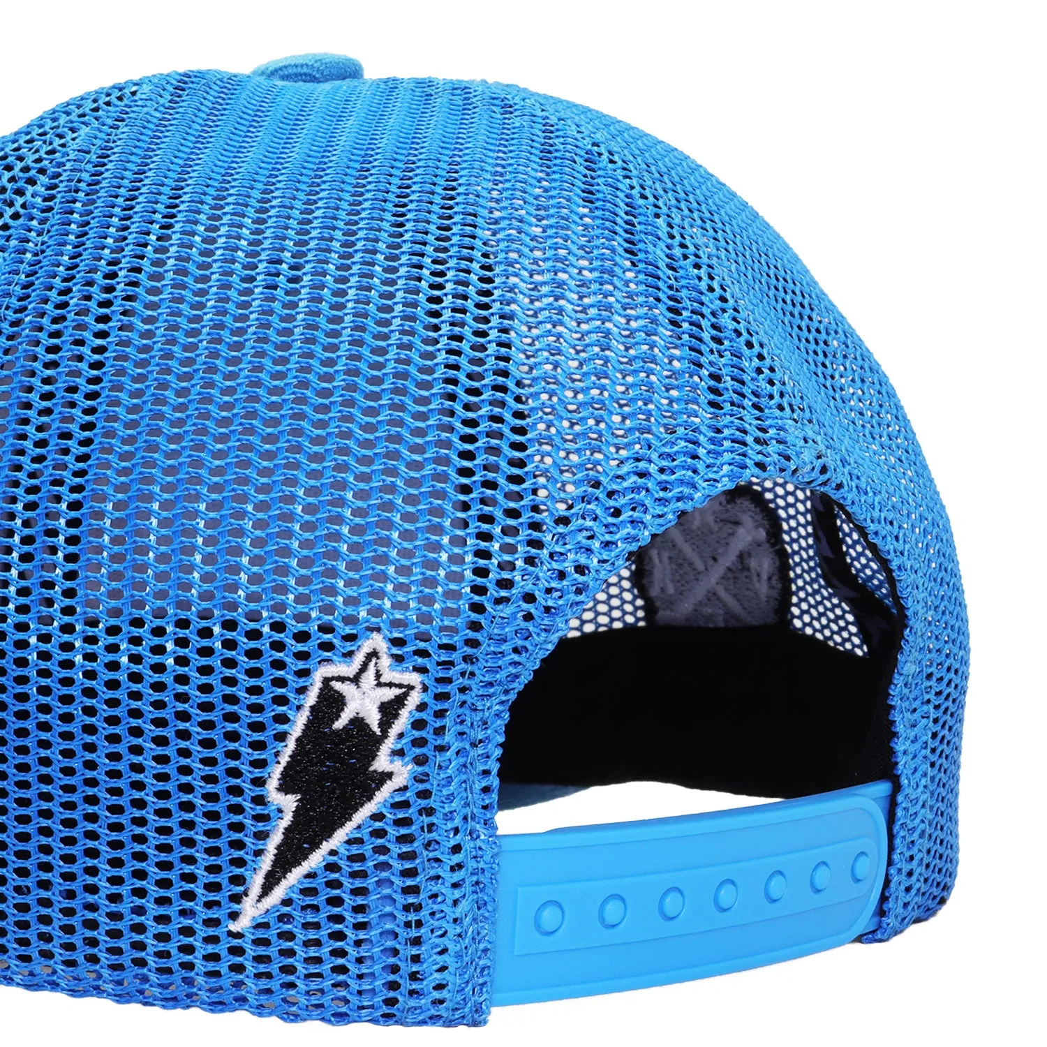 Azure Curved Trucker