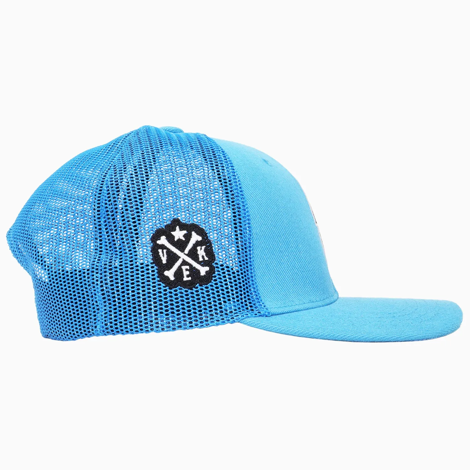 Azure Curved Trucker