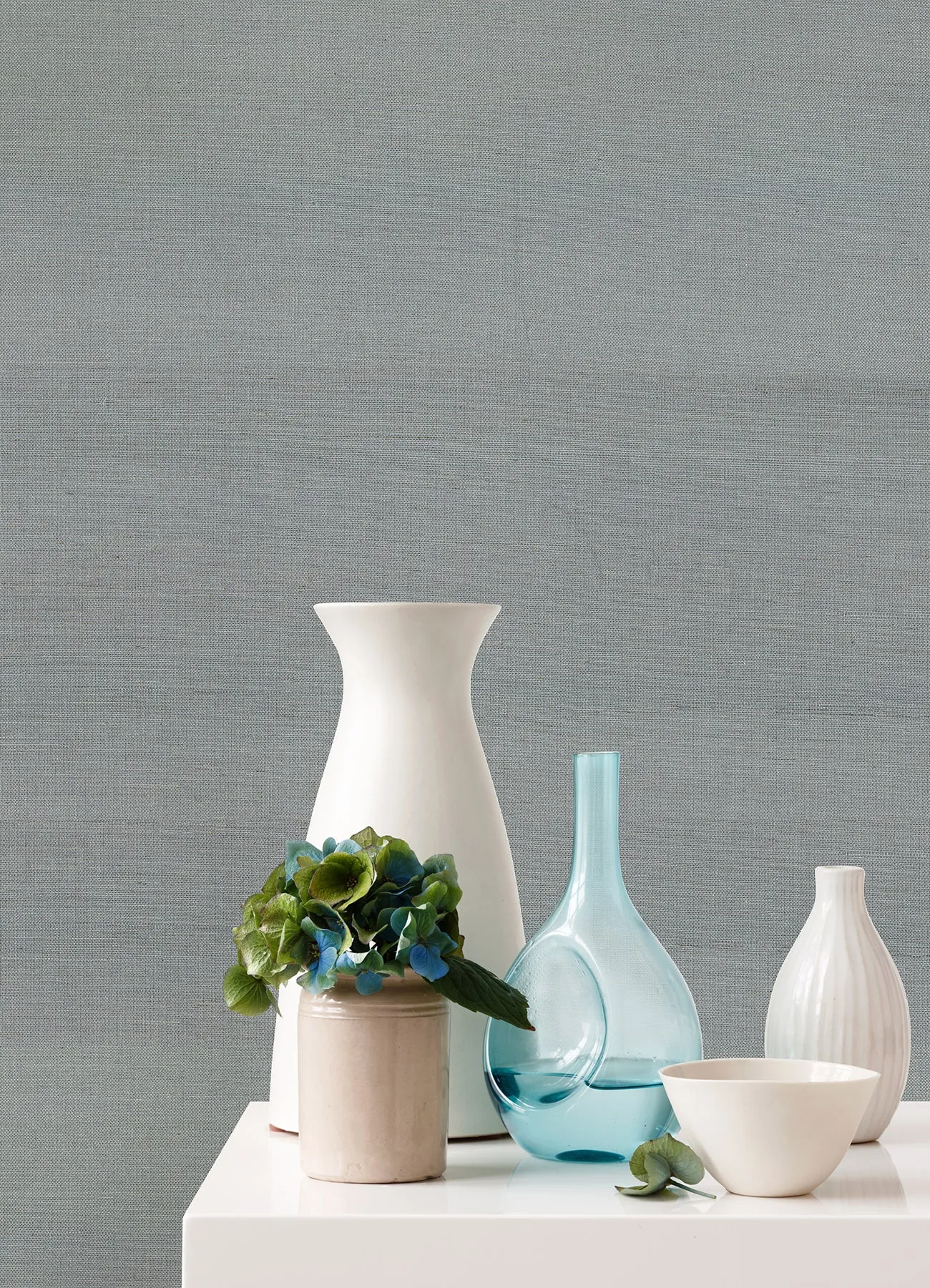 Biyu White Paper Weave Wallpaper