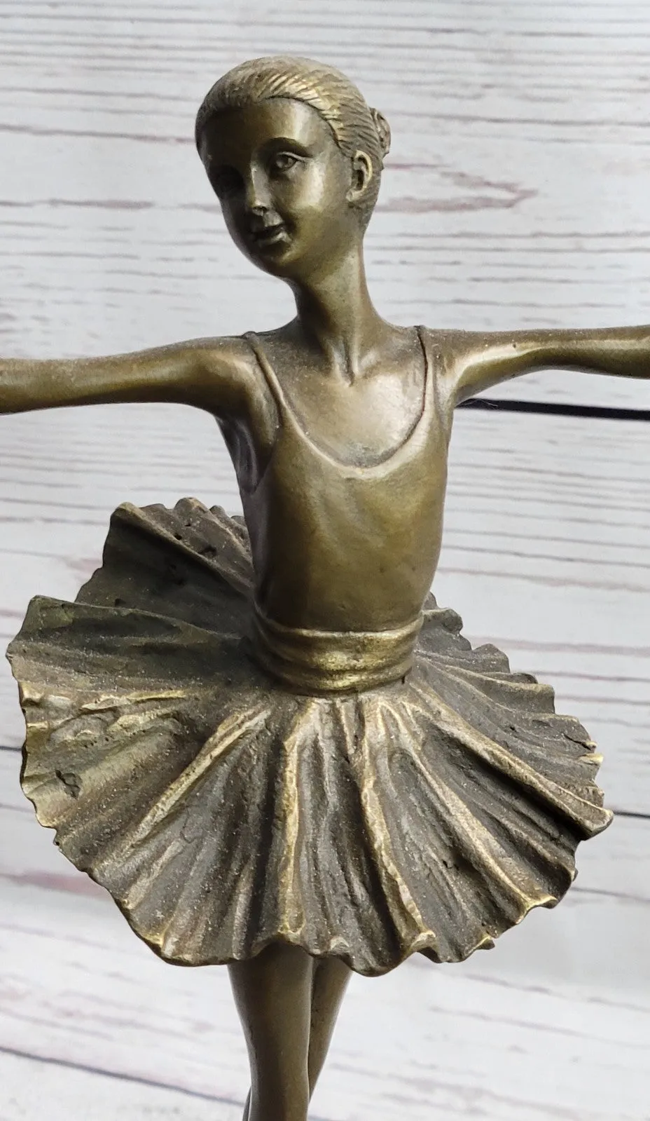 Bronze Statue Home Decor Original Milo Female Dancer Ballet Brown Ballerina