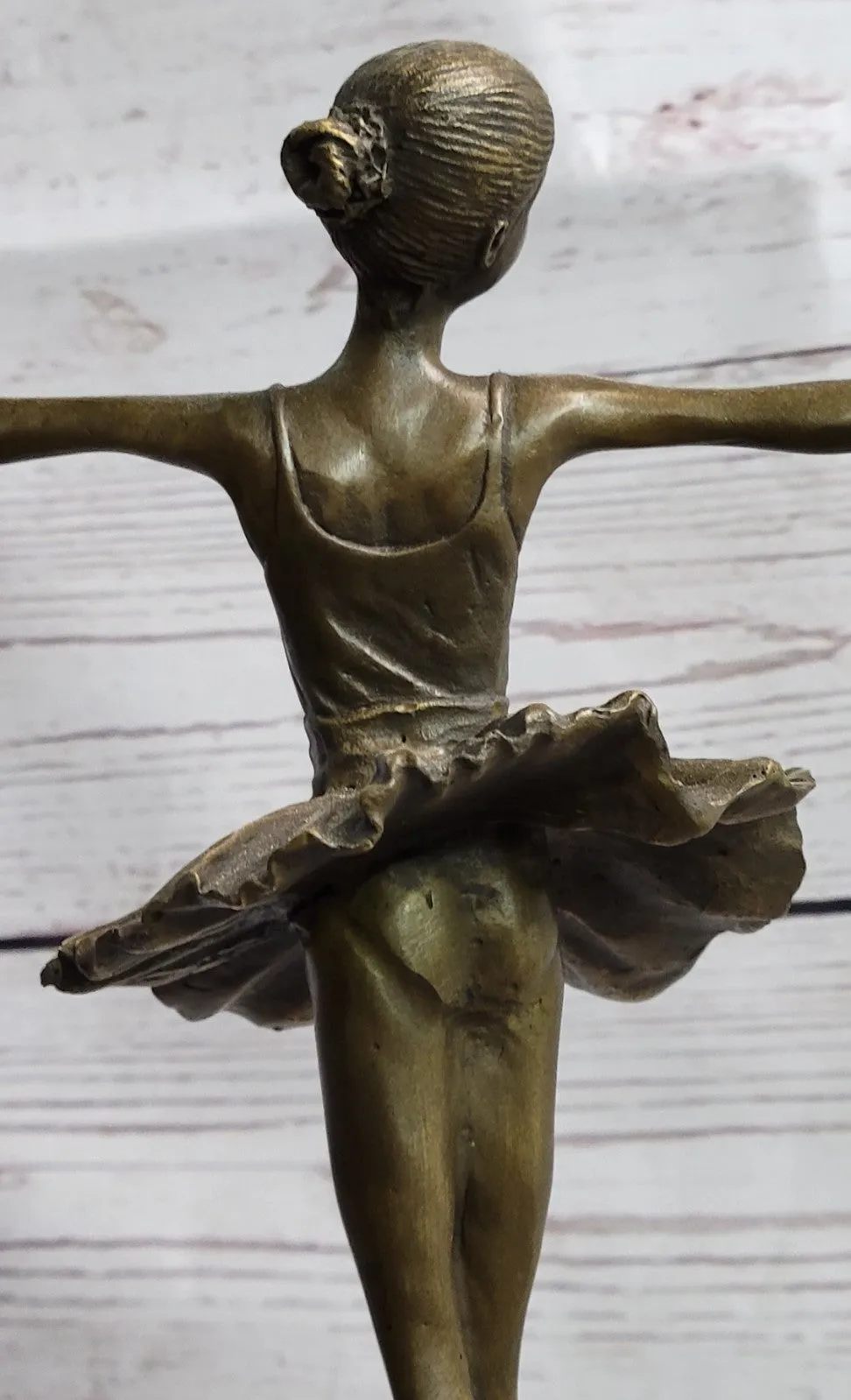 Bronze Statue Home Decor Original Milo Female Dancer Ballet Brown Ballerina