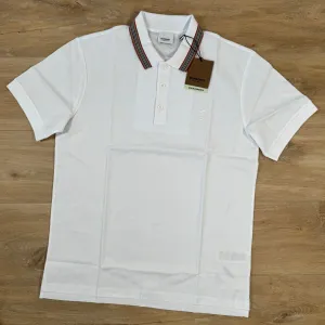 Burberry Pierson Polo Shirt in White