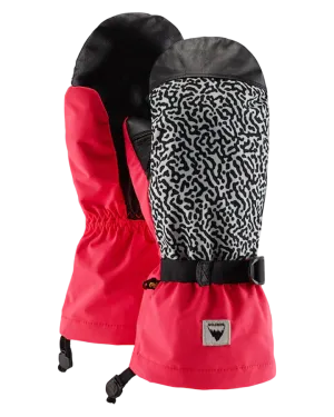 Burton Hi-Five Snow Mittens - PJ Print / Potent Pink - 2023