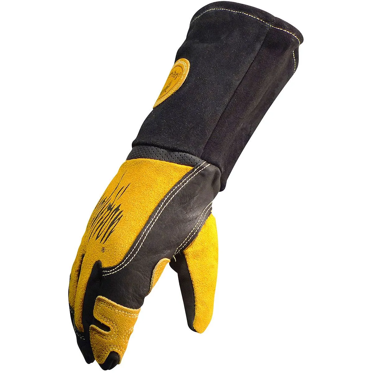 Caiman 1832 Premium Top Grain Leather Stick / MIG Welding Gloves