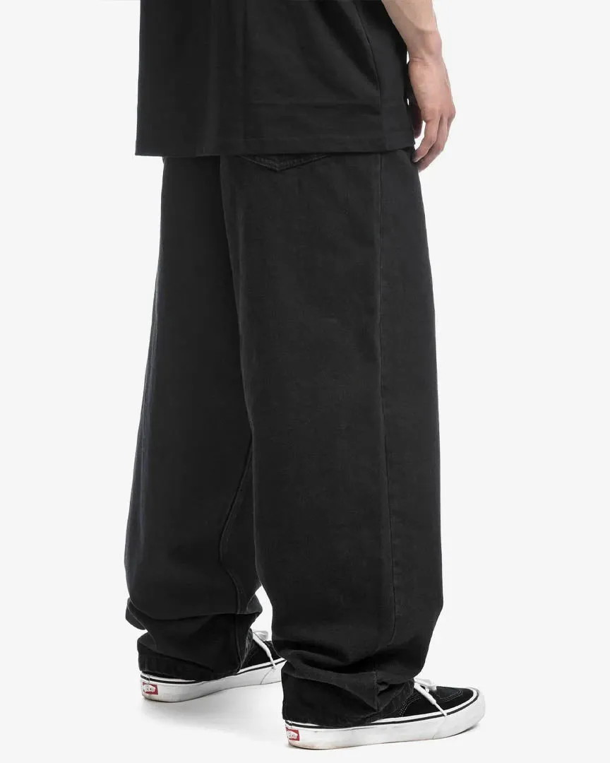 Check-5 Baggy Denim Pant Jeans - Black