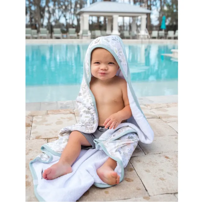 copper pearl premium knit hooded towel - rex