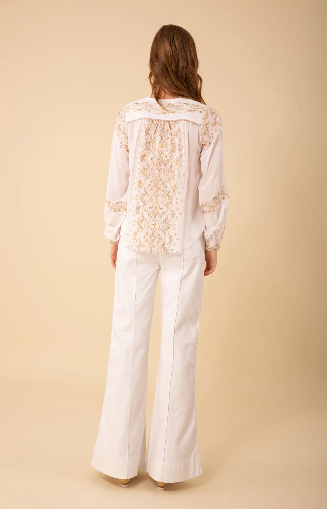 Cora Embroidered Top