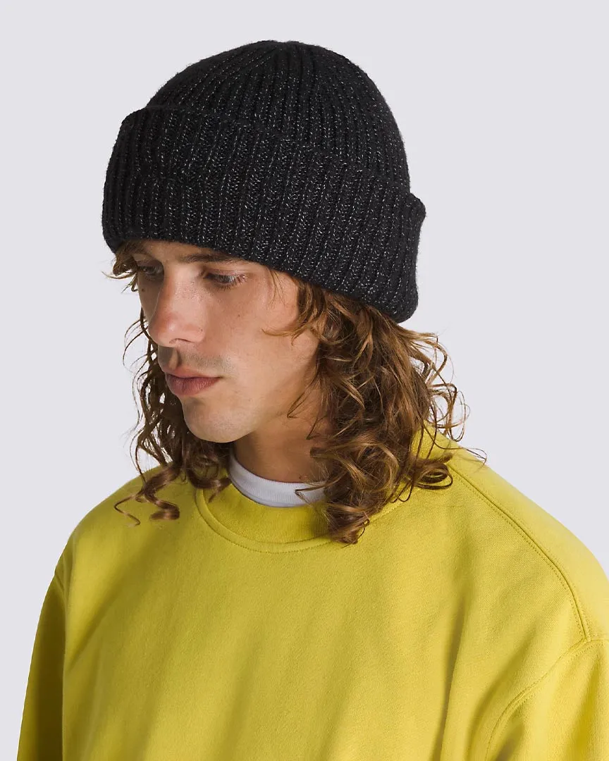 Densmore Wide Cuff Beanie - Black