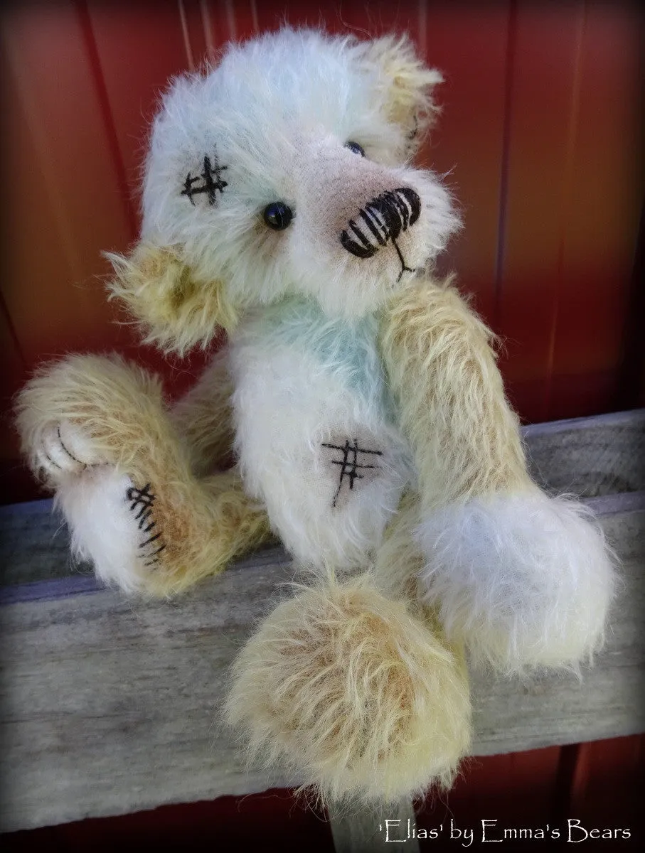 Elias - 10in well worn mohair Artist Bear by Emmas Bears