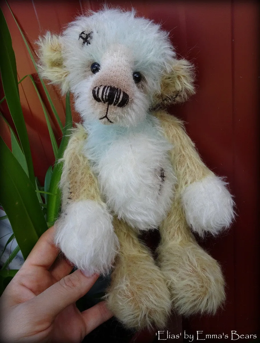 Elias - 10in well worn mohair Artist Bear by Emmas Bears