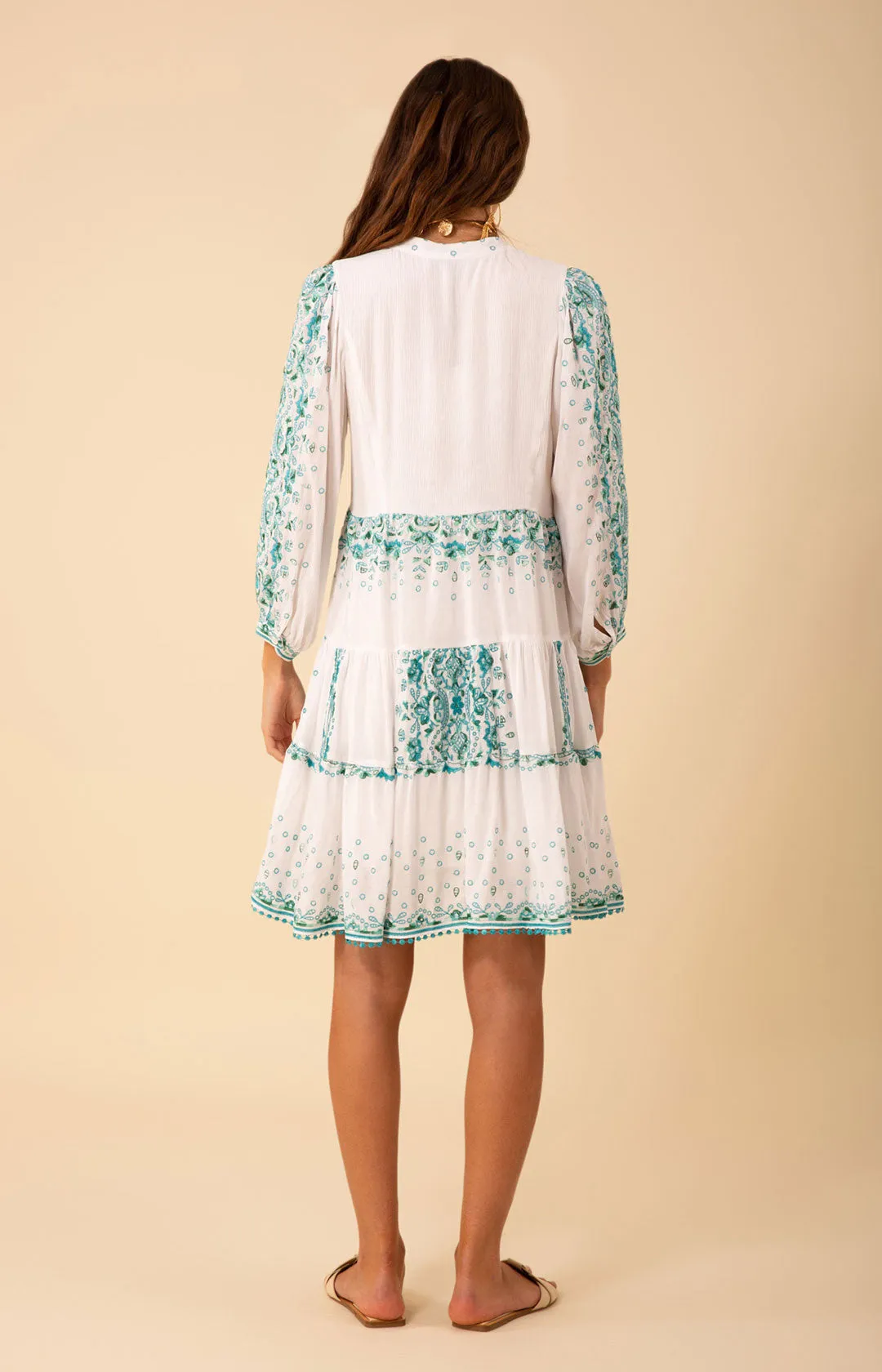 Emery Embroidered Dress