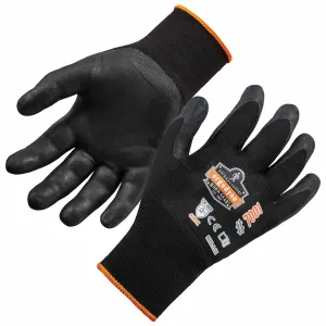 Ergodyne 17954 7001 L Black Nitrile-Coated Gloves - DSX