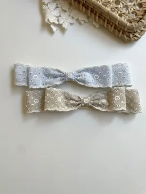 Eyelet Lace Headband _2Colours