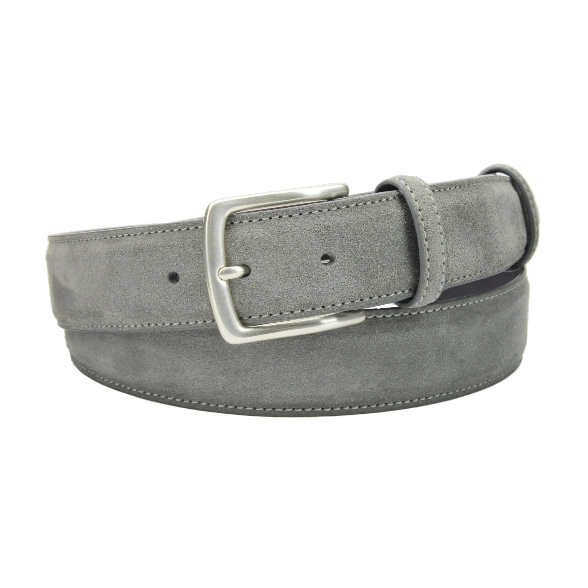 Grey Suede Belt