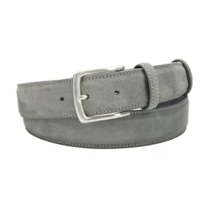 Grey Suede Belt