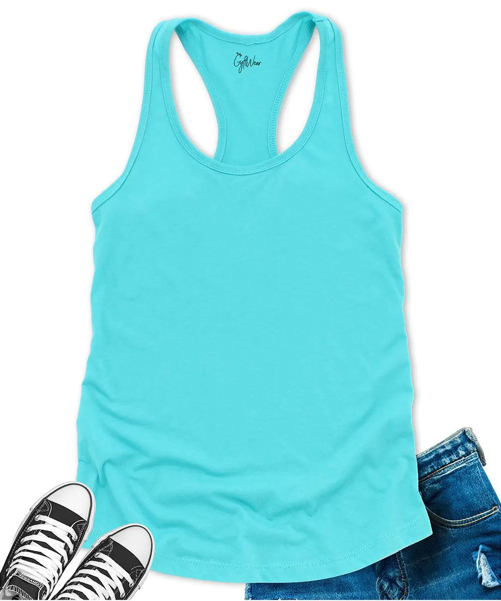 GyftWear Everyday Women's Island Blue Racerback Tank Top