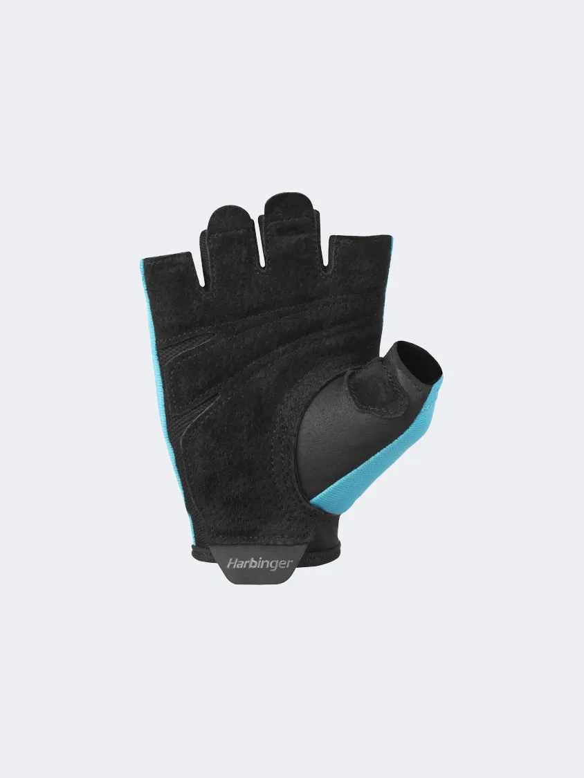 Harbinger Power 2.0 Fitness Gloves  Aqua