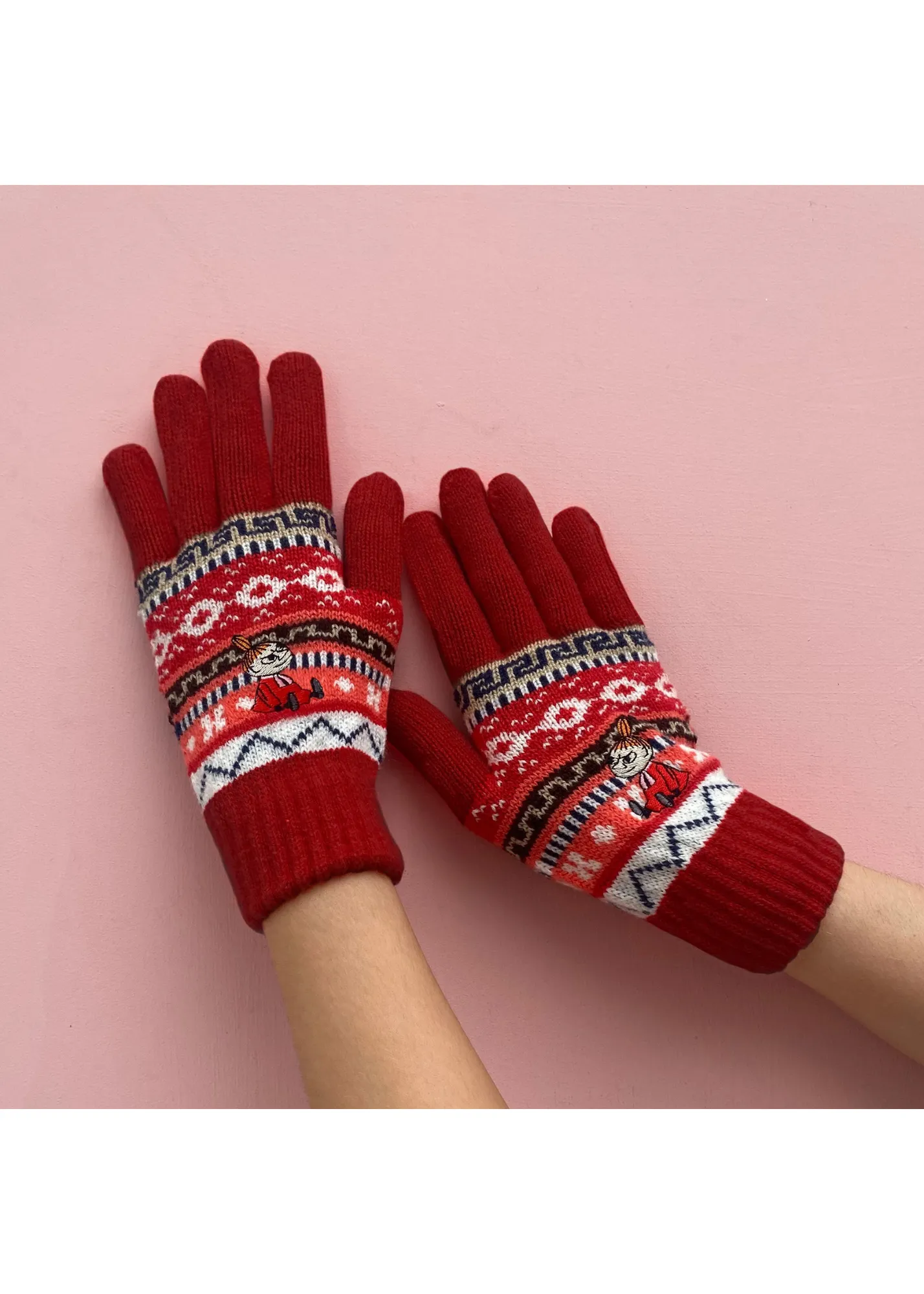 House of Disaster - Moomin Little My Fair Isle Gloves