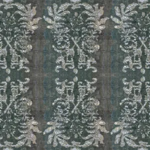 Indian Floral Waxed, Charcoal