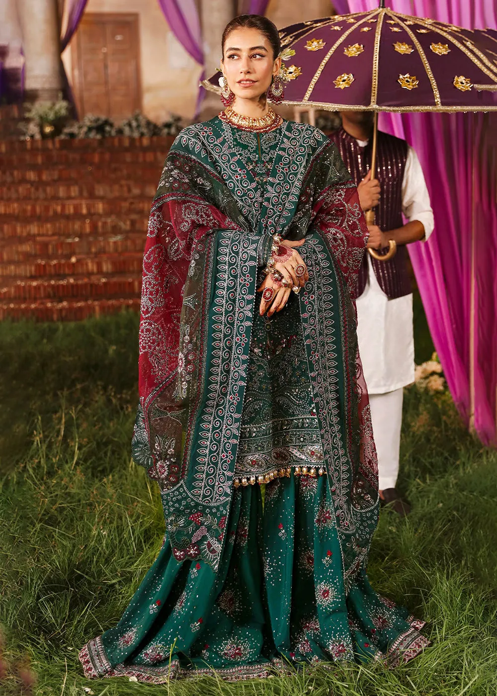 Jhoomro Wedding Luxury Formals '24 by Nureh | NL-68 SHADMANI