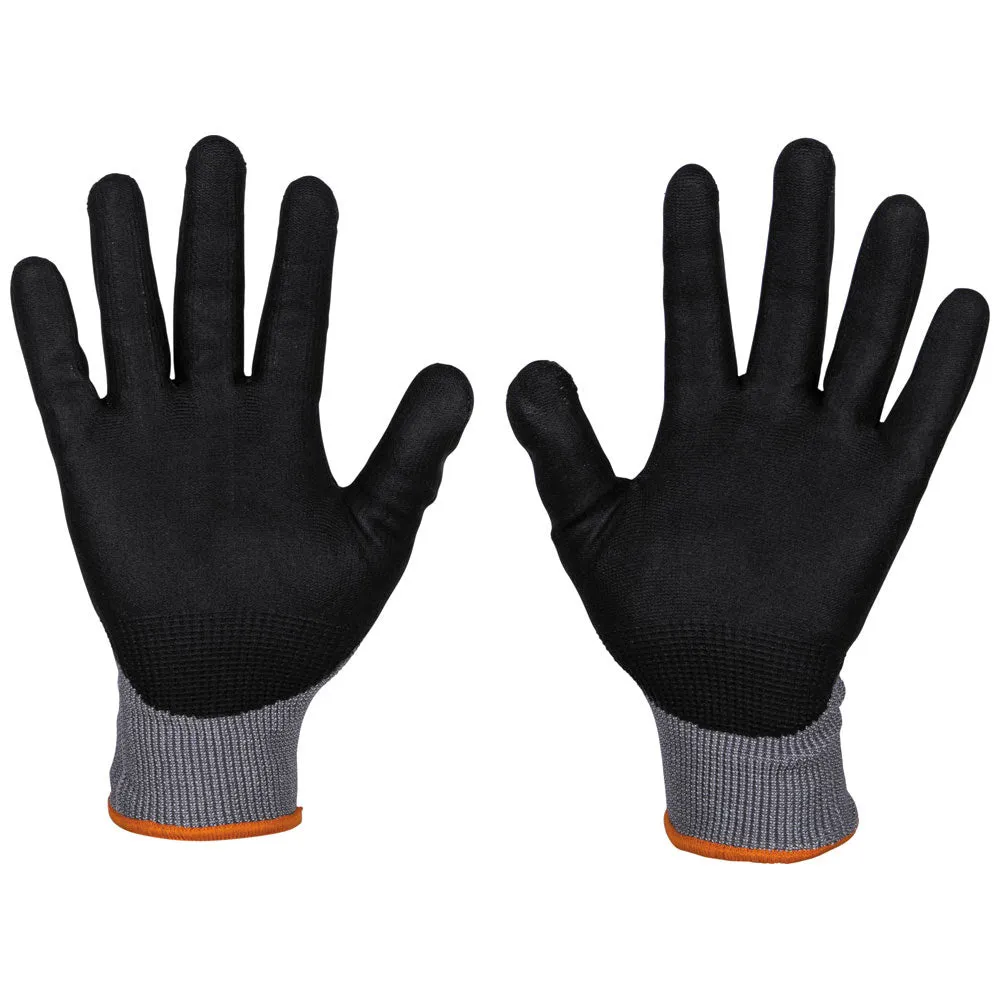 Klein 60584 Knit Dipped Gloves, Cut Level A2, Touchscreen, Medium, 2-Pair