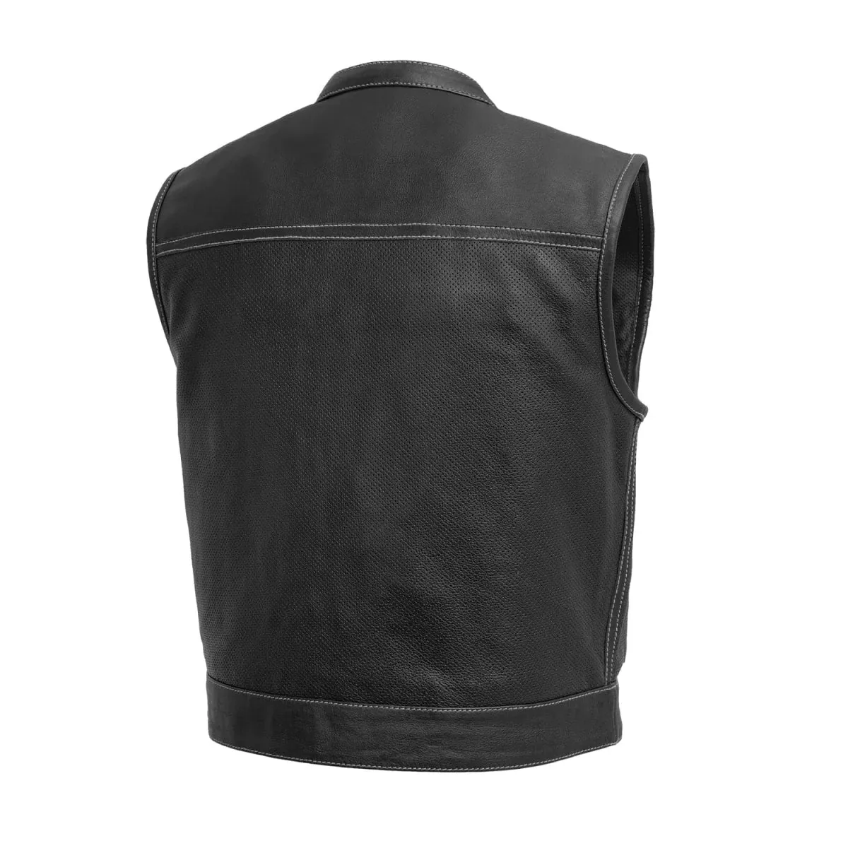 Lowrider Perforated Men's Leather Vest