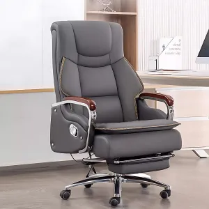 Luxurious and Stylish Multifunctional Leather Executive Office Chair （West Coast）