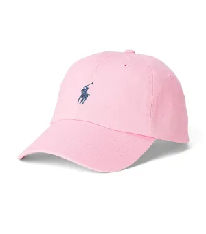 Men's Cotton Chino Ball Cap Carmel Pink/Jewel Blue