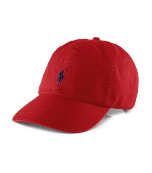 Men's Cotton Chino Ball Cap RL 2000 Red/Blue