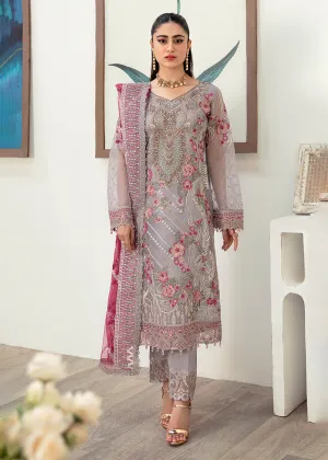 Minhal Organza Collection Vol 10 by Ramsha | M-1008