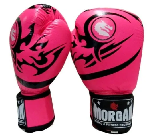 MORGAN ELITE BOXING & MUAY THAI LEATHER GLOVES (8 -12 & 16oz)