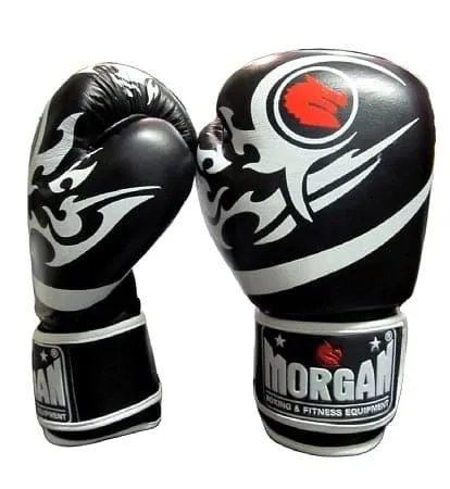 MORGAN ELITE BOXING & MUAY THAI LEATHER GLOVES (8 -12 & 16oz)