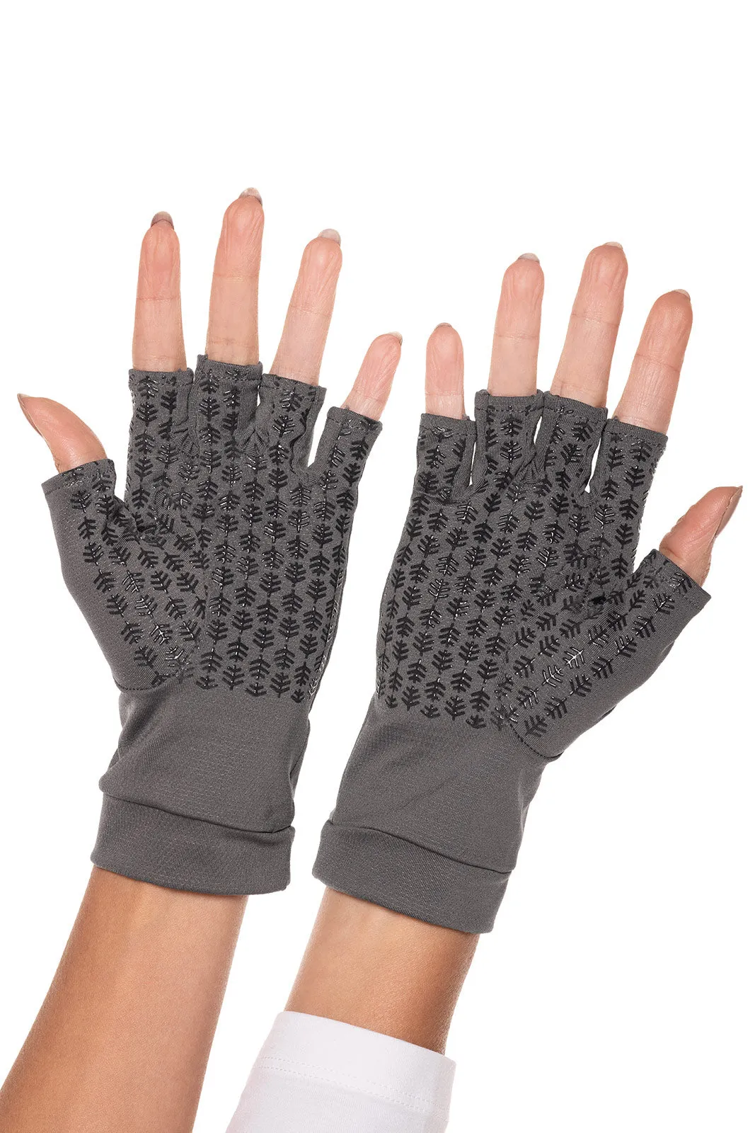 Ouray UV Fingerless Sun Gloves  |  Charcoal