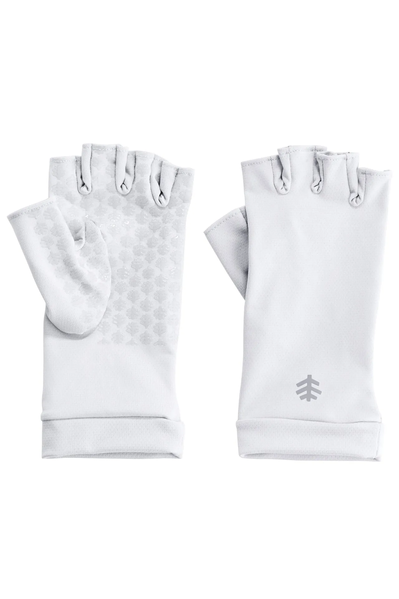 Ouray UV Fingerless Sun Gloves  |  White