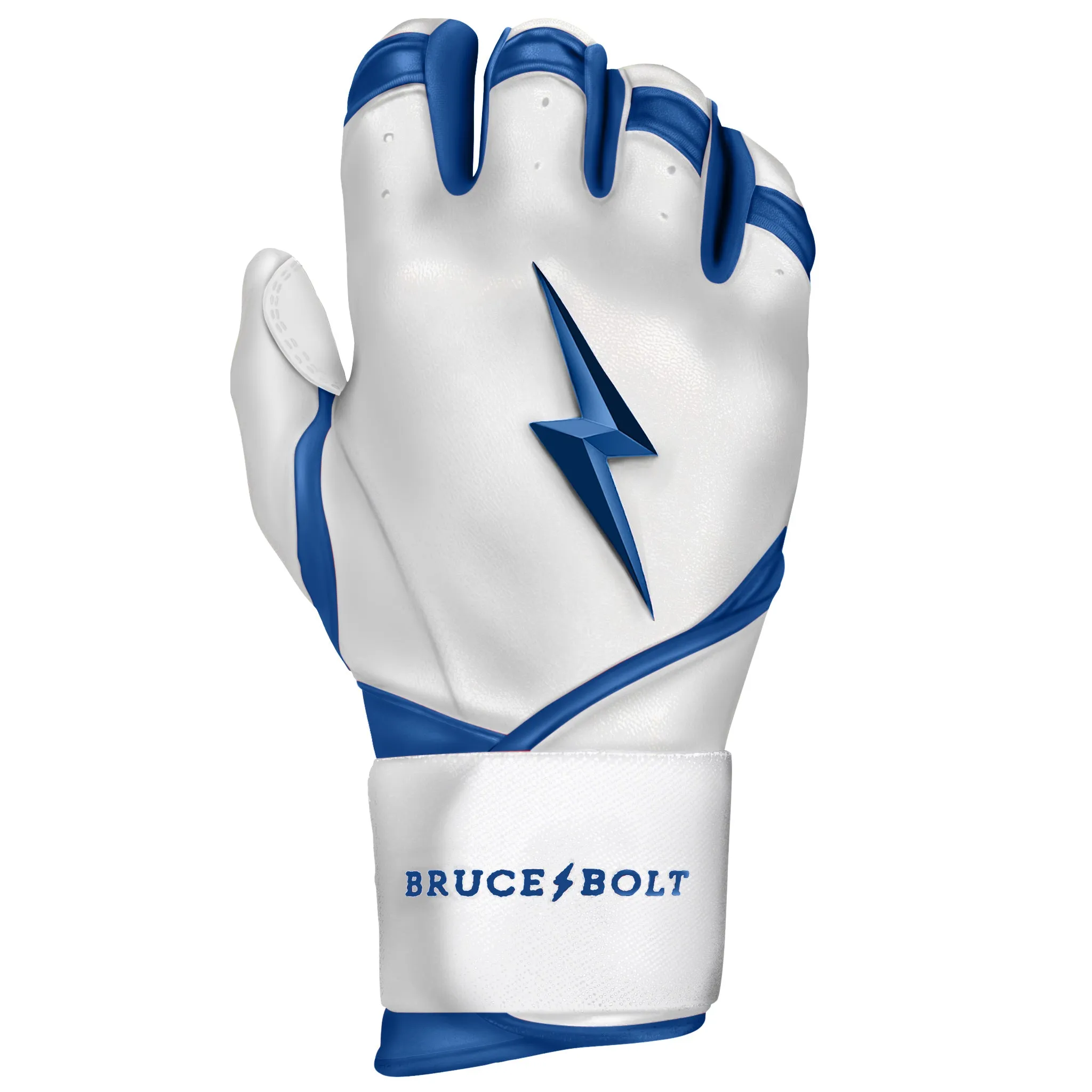 PREMIUM PRO CHROME Series Long Cuff Batting Gloves | ROYAL