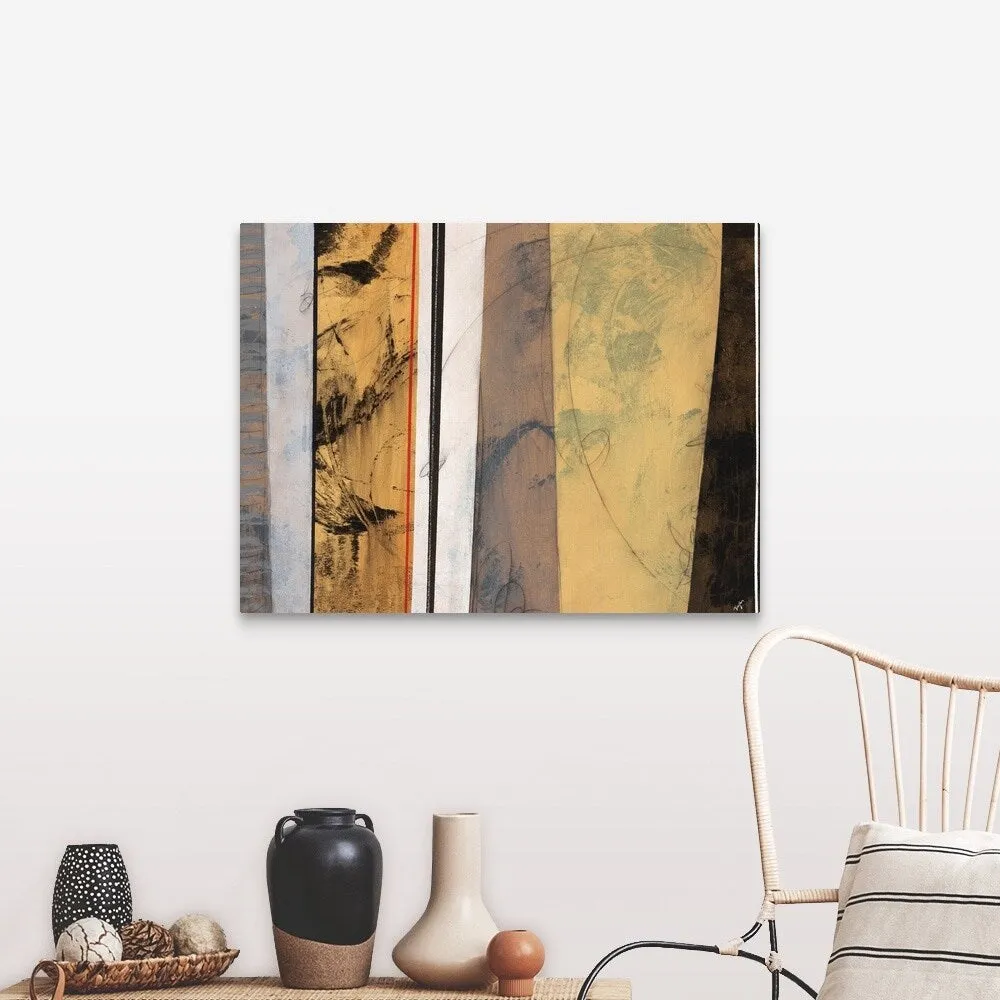 "All In A Row II" Canvas Wall Art