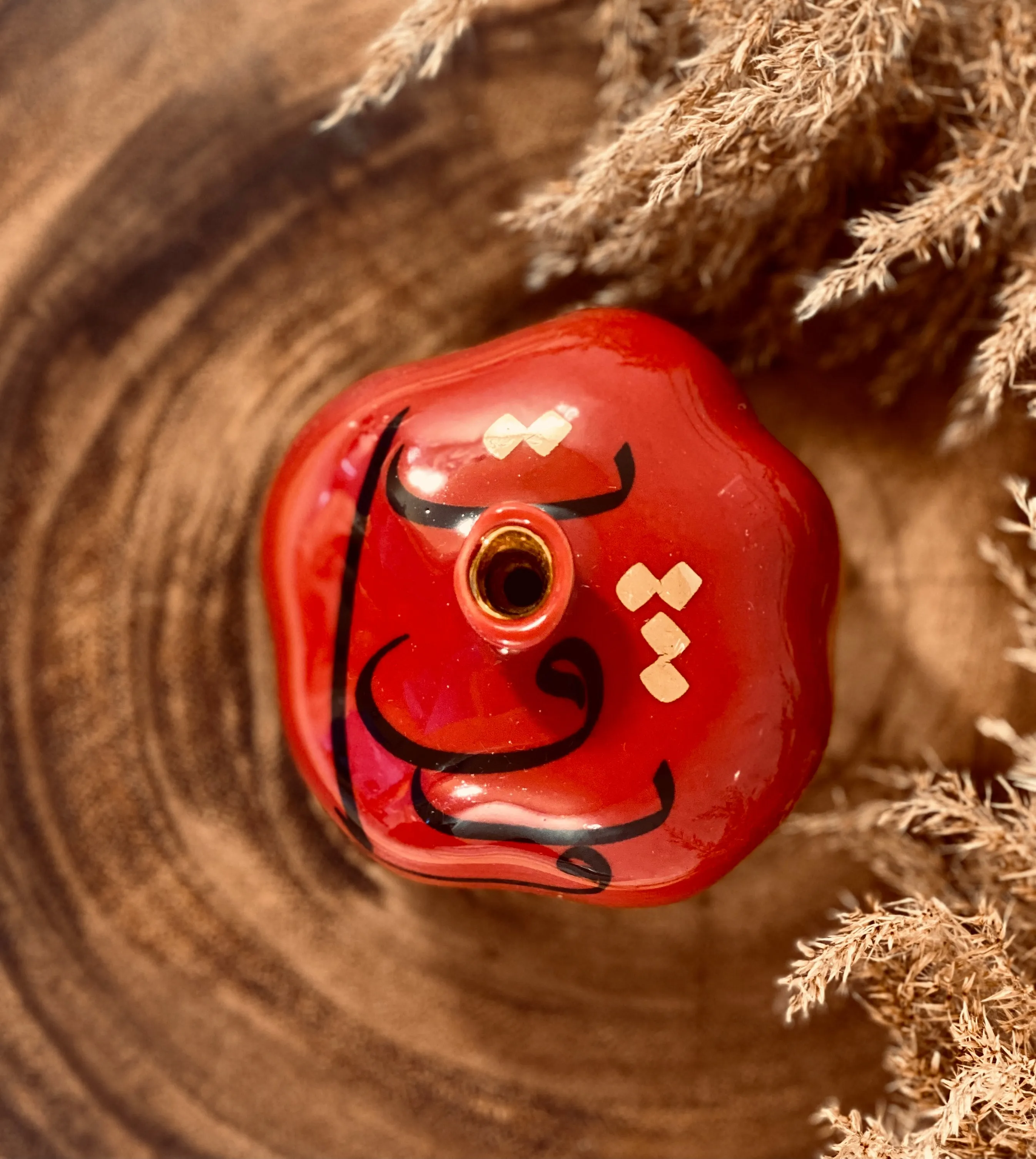 Red Handmade Pomegranates With Letters