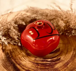 Red Handmade Pomegranates With Letters