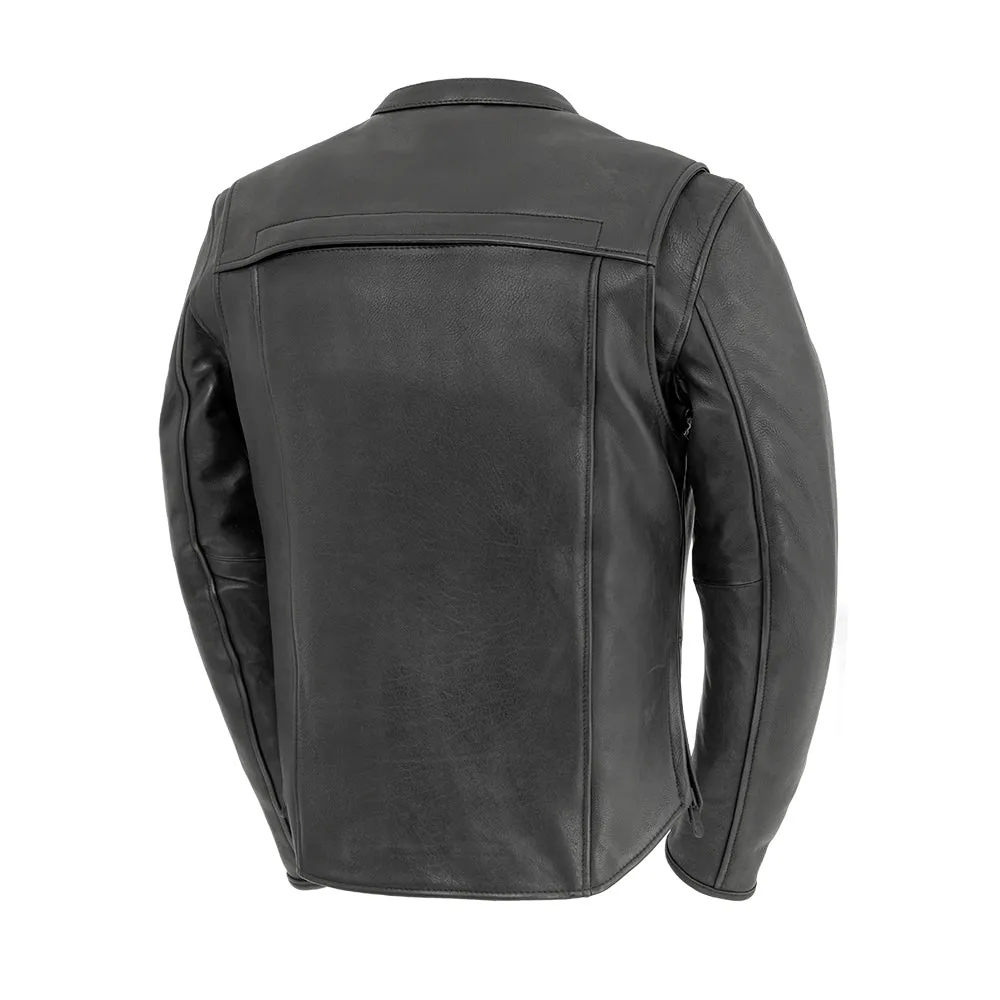 Revolt Men's Motorcycle Leather Jacket