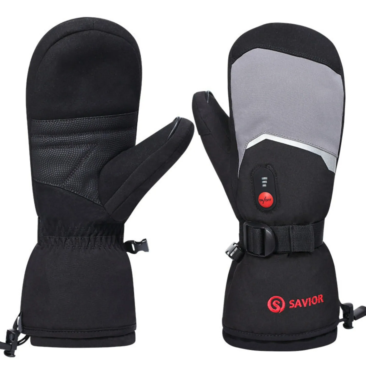 Savior Rechargeable Heated Ski Mittens