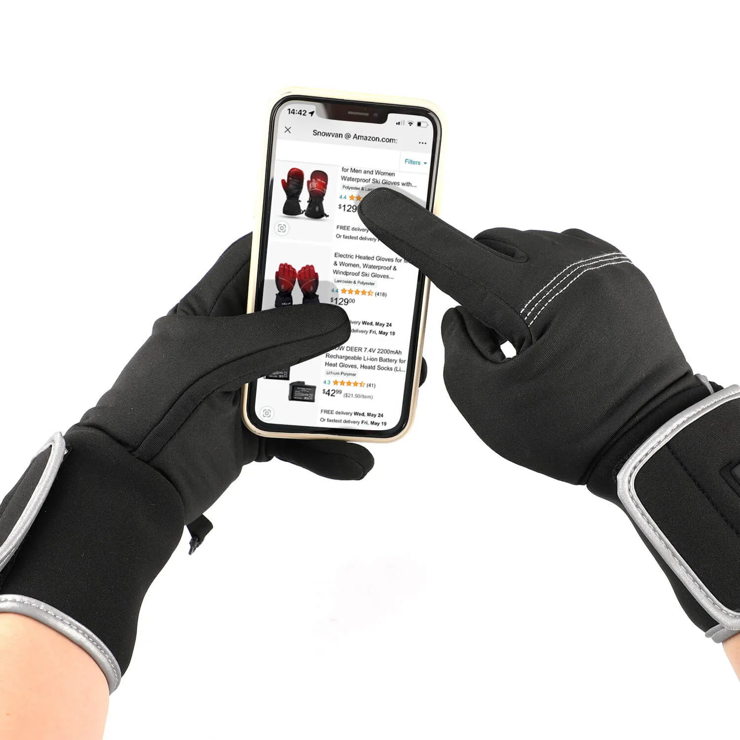 Savior Thin Rechargeable Heated Gloves Liners