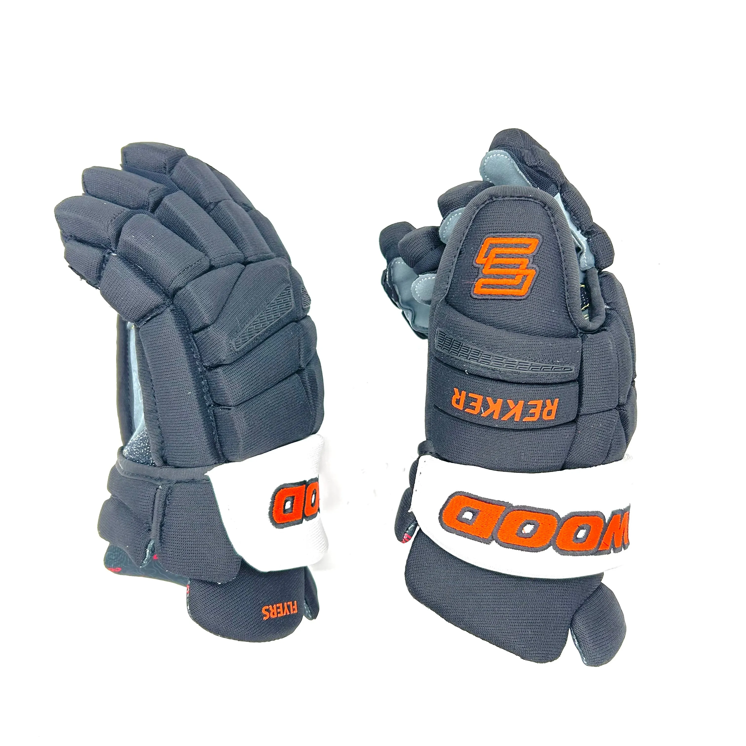 Sherwood Rekker Legend Pro - NHL Pro Stock Glove - Philadelphia Flyers (Black/White/Orange)