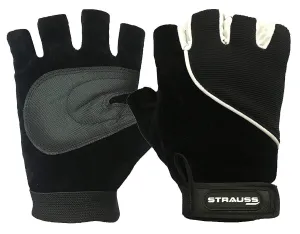 STRAUSS Cycling Gloves, Large (Black)